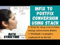 Infix To Postfix Conversion Using STACK| Data Structure #41