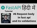 FastAPI - A python framework | Full Course | In Hindi | Request Body in fast api