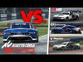 AC EVO vs. LMU, PMR \u0026 iRacing | Graphic \u0026 Sound Comparison | Mustang GT3 @ Sebring