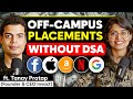 Only video you need for getting job to FAANG WITHOUT DSA ft. @tanaypratap  | Anshika Gupta