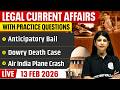 Legal Current Affairs Today | 13 February 2026 | Top Legal News | Judiciary/APO/APP |Judiciary By PW