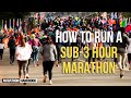 How to Run a Sub-3 Hour Marathon
