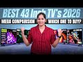Top 10 Best 43inch 4K Smart TV's In 2026🔥 ClearBuy