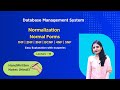 ​Lec-15 Normalization in DBMS in Hindi | 1NF, 2NF, 3NF, BCNF with Examples
