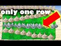 One Row Only  Can Be Used To Take Out The Zombies | Plants VS. Zombies Challenge
