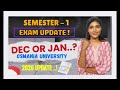 SEMESTER-1 EXAMS UPDATE OF 2026 | OSMANIA UNIVERSITY | DEGREE | @shivanipallela 