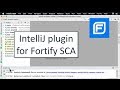 IntelliJ plugin for Fortify SCA (2018)