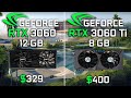 RTX 3060 vs RTX 3060 Ti | Ryzen 5 3600 | Test in 10 Games | 1080p - 1440p