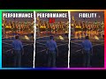 Which Graphics Mode Is BEST In GTA 5? Fidelity VS Performance VS Performance RT! (PS5/Xbox Series X)