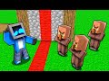 Villagers Split the Village in Half in Minecraft!