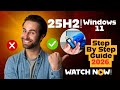 How to Create a Windows 11 25H2 Bootable USB Drive Official Method (2026)