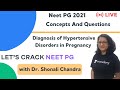 Diagnosis of Hypertensive Disorders in Pregnancy | Target NEET PG 2021 | Dr. Shonali Chandra