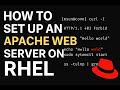 How to Set Up an Apache Web Server on RHEL | Step-by-Step Guide