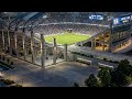 From Empty Field to Mega Stadium 🏟️ | Insane Retractable Roof Construction Timelapse