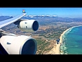 South African Airways Airbus A340-600 BEAUTIFUL Landing in Cape Town!