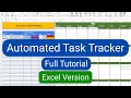 Build your own Rolling Automated Task Tracker in Excel with this FULL TUTORIAL!