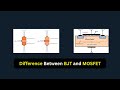 Difference between MOSFET and BJT #vlsi #education #digital #mosfet #bjt #interview #siliconvlsi