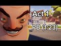 Hello Neighbor Act 1 PB:(1:23.35) (Newest Version)