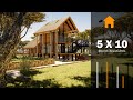 5X10 SMALL HOUSE DESIGN HOLIDAY HOME
