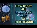 HOW TO GET ALL EVERMOON SEAL LOCATIONS AT HIISI ISLAND | GENSHIN IMPACT