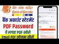 bob pdf statement password | bank of baroda pdf statement password | BOB Account Statement Password