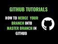 How to merge your branch to master branch in Github | Merge Dev Branch to Master in Git