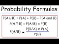Probability Formulas, Symbols \u0026 Notations - Marginal, Joint, \u0026 Conditional Probabilities