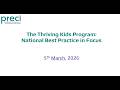 The Thriving Kids Program: National Best Practice in Focus
