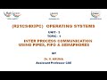 UNIT - 3_INTER PROCESS COMMUNICATION USING PIPES, FIFO \u0026 SEMAPHORES