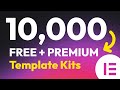 10,000+ Free and Premium Elementor Template Kits 2026
