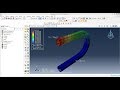 Abaqus Tutorial Videos - Analysis of Hollow Sweep Part in Abaqus 6.14