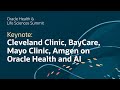 The Path to an AI-Driven Health System: Oracle Health and Life Sciences Summit 2025