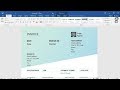 How to Create Invoices in  Word