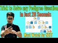 Tricks to Solve All Pedigree Based Questions in Just 20 Seconds | Conceptual Trick for NEET AIIMS