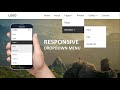 Simple Responsive Dropdown Navigation Menu Using Pure HTML And CSS Only