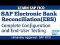 SAPFICO Electronic Bank Statement Configuration and Testing