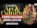 UPSC CSE 2026 | Complete Art \u0026 Culture Through Animation | StudyIQ IAS
