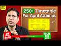 PERFECT Timetable to Crack JEE April Attempt 2026 | Manoj Chauhan