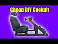 DIY Sim Racing Cockpit for Under $100- Simple Budget Build