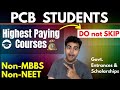 Best Courses for Biology students beyond MBBS|| Scholarships with Govt Exams || Highest Placements