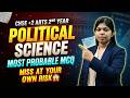 CHSE +2 Arts 2nd Year | Political Science | Most Probable MCQs 2026 | Don’t Miss This Before Exam!
