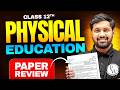 Class 12 Physical Education Exam Review 2026🔥 | Paper Analysis \u0026 Difficulty Level
