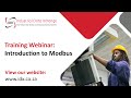 Training Webinar: Introduction to Modbus