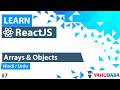 ReactJS Array \u0026 Objects Tutorial in Hindi / Urdu