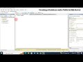 creating a database and a table in SQL