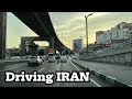 Drive with me in IRAN - Driving Tehran - Free Travel to Iran with me!