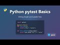 Python pytest Tutorial: Beginner's Guide to Writing Simple \u0026 Scalable Tests