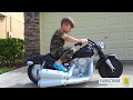 Senya Pretend Play with Kids Bike Harley-Davidson Unboxing Power Wheel Mini Bike