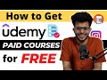 How to Get Paid Udemy Courses for Free with Certificate 🔥 😱  🤑