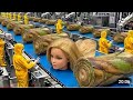 Inside the Modern Largest Wigs Factory — From Raw Banana Stem to Wigs (Full Process)